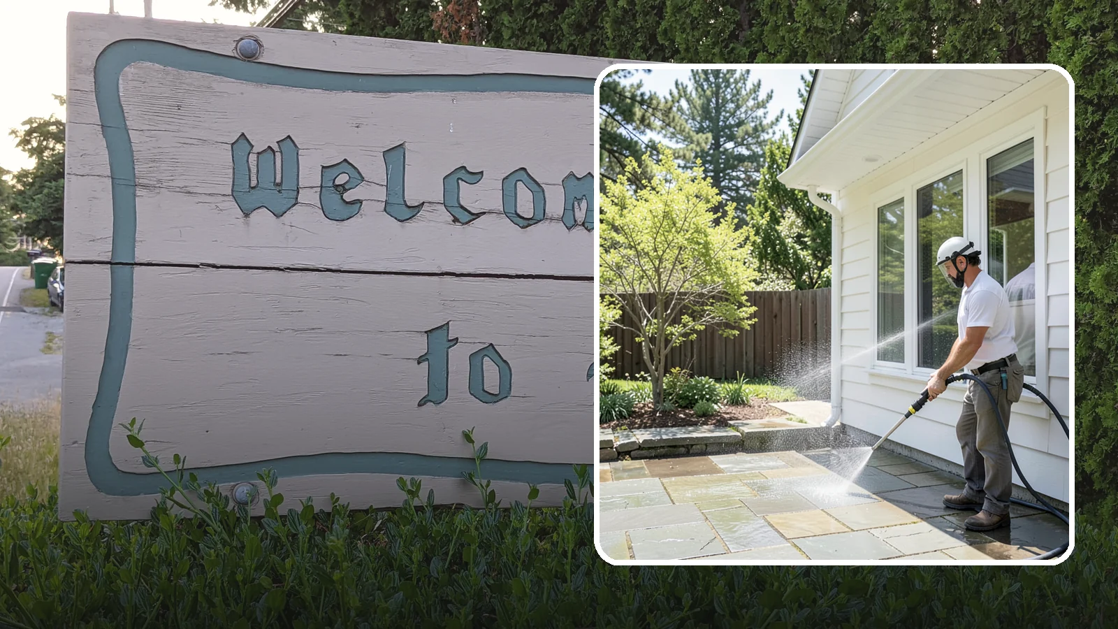 Stone Surface Cleaning in Brier, Snohomish County, WA - Cleaning of natural and manufactured stone surfaces that clears moss, algae, and staining while protecting the stone.