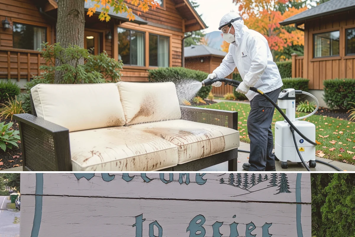 Stone Surface Cleaning in Brier, Snohomish County, WA - Clean stone surfaces in spring or summer to remove the moss and algae that thrive through the damp, shaded winter.