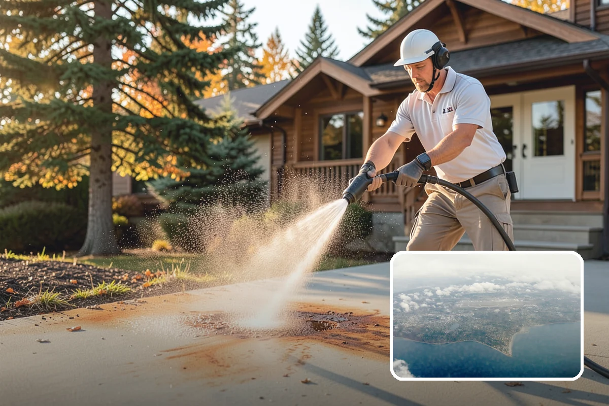 Stone Surface Cleaning in Burien, King County, WA - Clears moss, algae, and organic staining from stone
