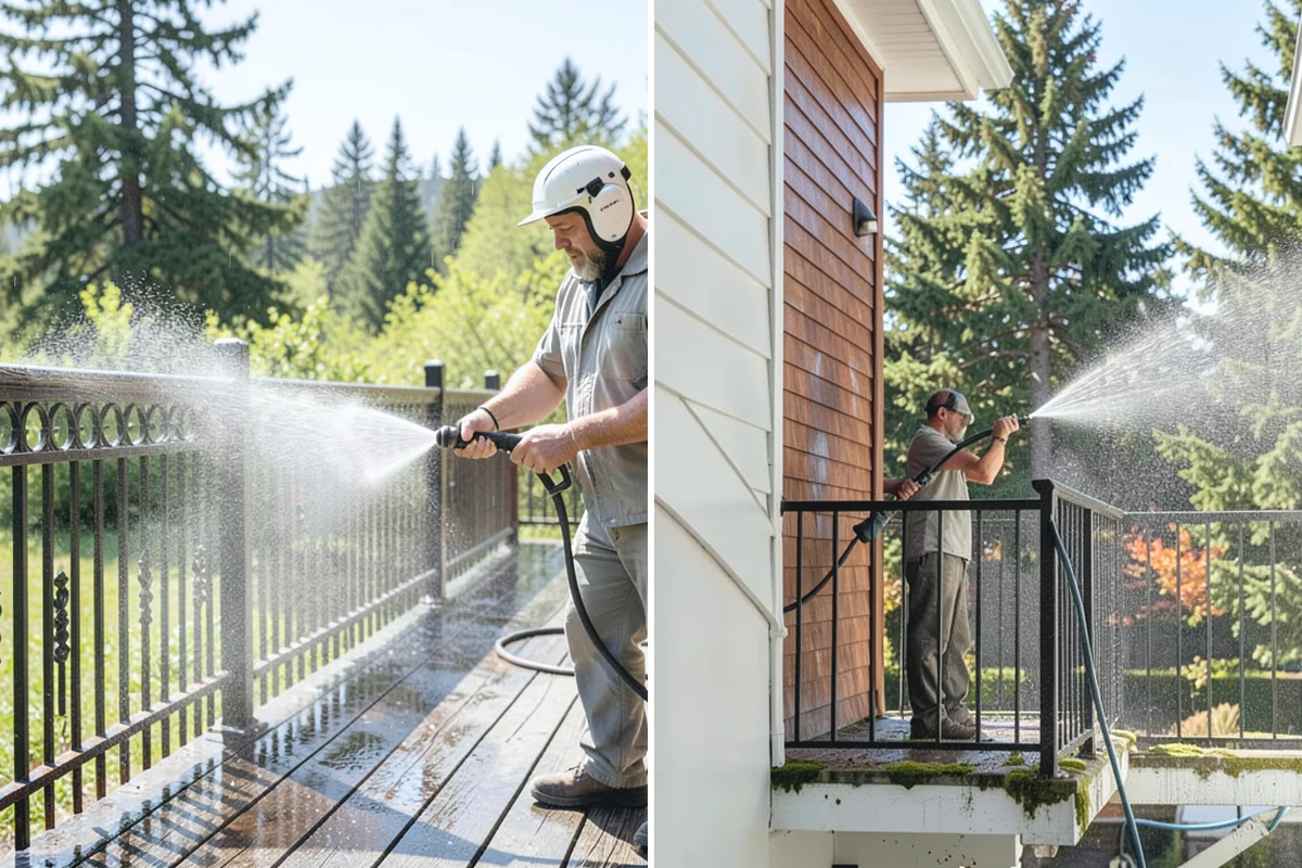 Stone Surface Cleaning in Coupeville, Island County, WA - Identify the stone type and its porosity