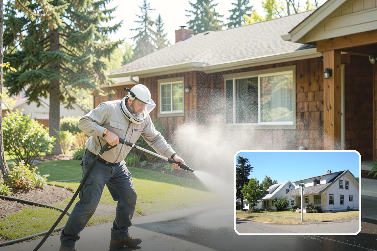 Stone Surface Cleaning in DuPont, Pierce County, WA - Clears moss, algae, and organic staining from stone