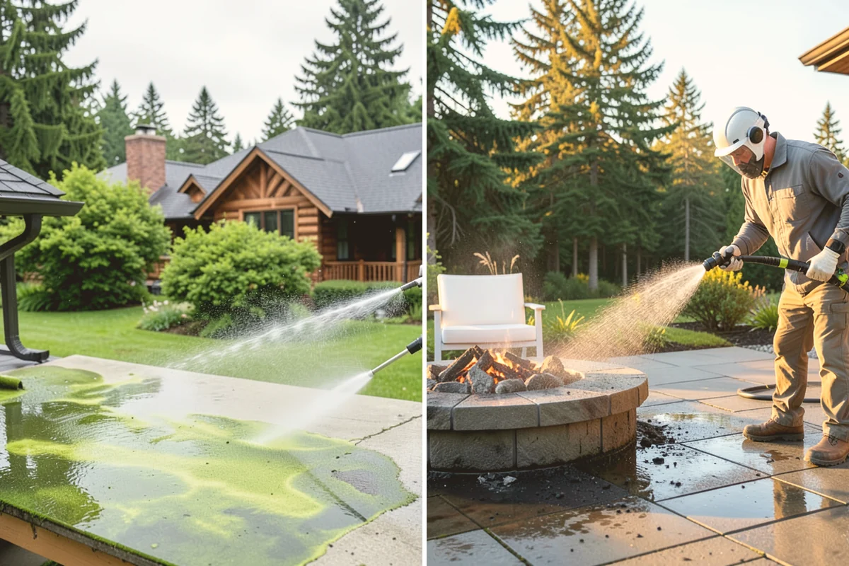Stone Surface Cleaning in Eatonville, Pierce County, WA - Identify the stone type and its porosity
