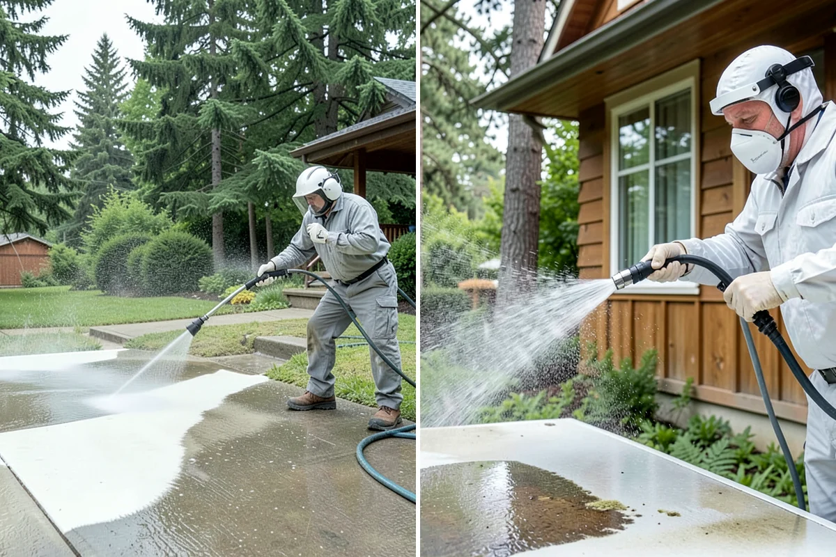 Stone Surface Cleaning in Federal Way, King County, WA - Identify the stone type and its porosity