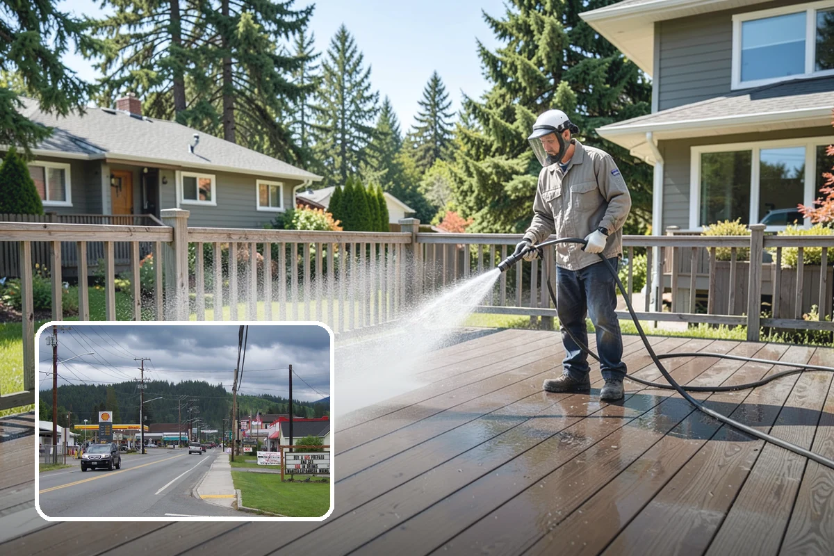 Stone Surface Cleaning in Granite Falls, Snohomish County, WA - Clears moss, algae, and organic staining from stone