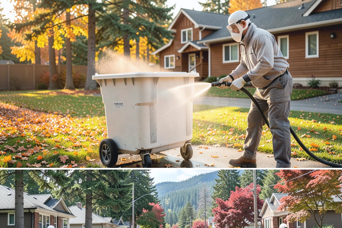Stone Surface Cleaning in Hunts Point, King County, WA - Clean stone surfaces in spring or summer to remove the moss and algae that thrive through the damp, shaded winter.