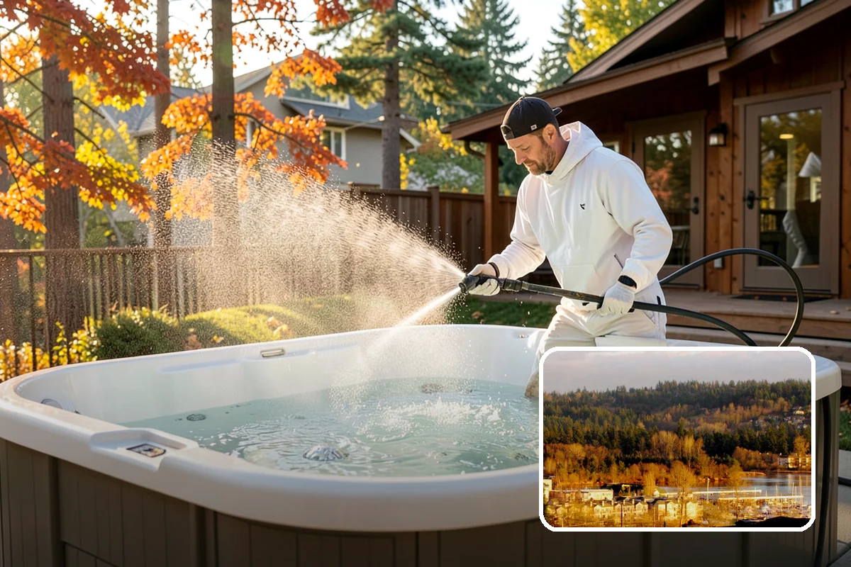 Stone Surface Cleaning in Kenmore, King County, WA - Clears moss, algae, and organic staining from stone
