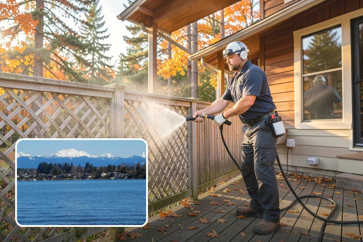 Stone Surface Cleaning in Lake Stevens, Snohomish County, WA - Clears moss, algae, and organic staining from stone