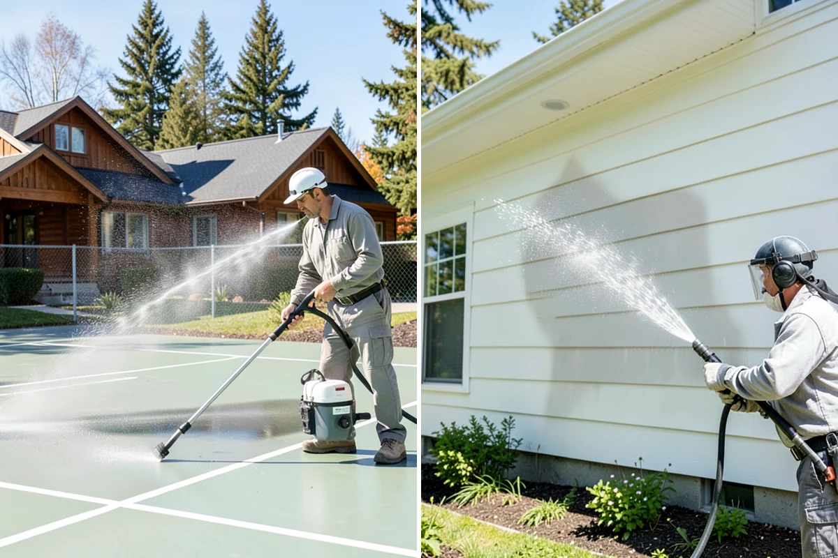 Stone Surface Cleaning in Lyman, Skagit County, WA - Identify the stone type and its porosity