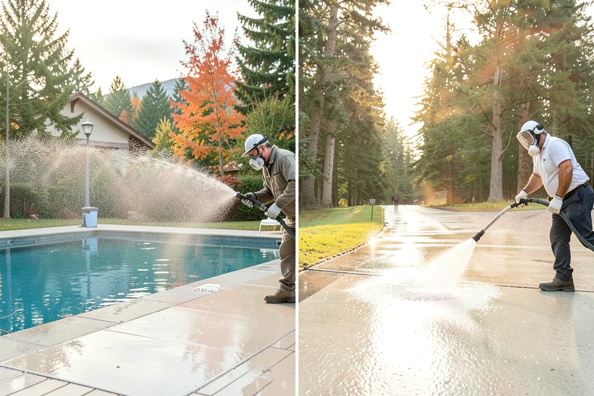 Stone Surface Cleaning in Maple Valley, King County, WA - Identify the stone type and its porosity