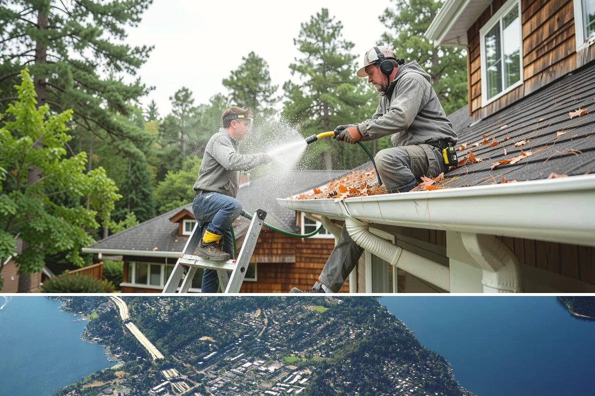 Stone Surface Cleaning in Mercer Island, King County, WA - Clean stone surfaces in spring or summer to remove the moss and algae that thrive through the damp, shaded winter.