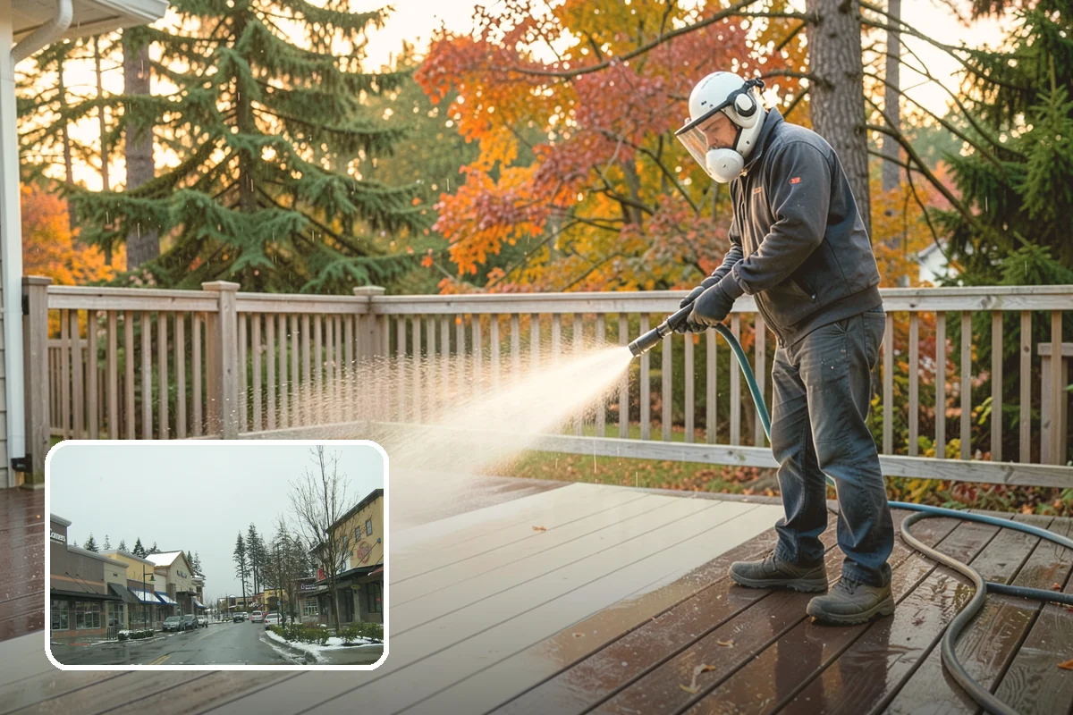 Stone Surface Cleaning in Mill Creek, Snohomish County, WA - Clears moss, algae, and organic staining from stone