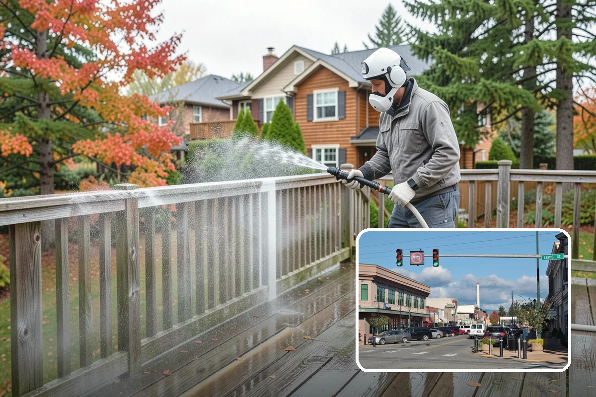 Stone Surface Cleaning in Monroe, Snohomish County, WA - Clears moss, algae, and organic staining from stone
