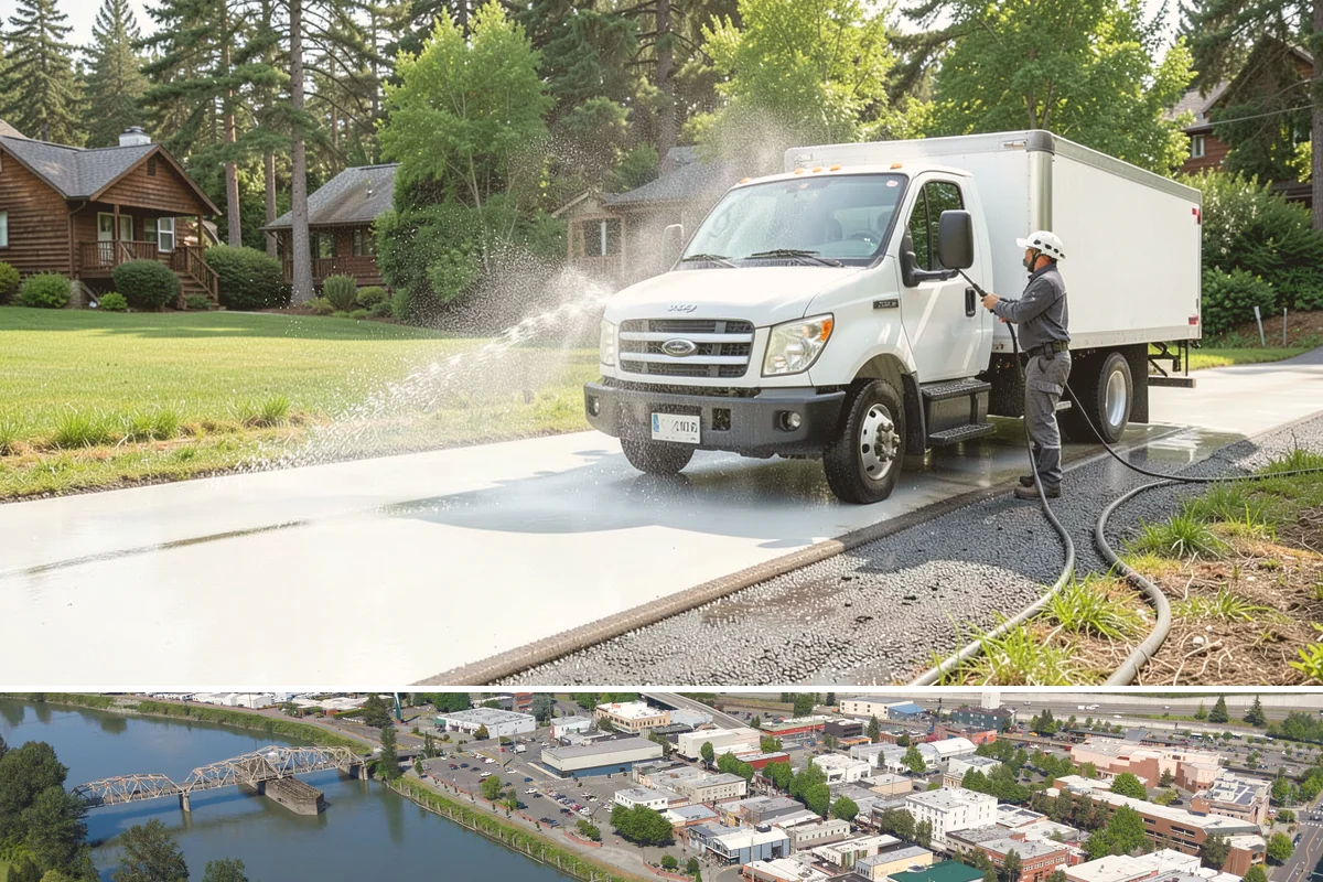 Stone Surface Cleaning in Mount Vernon, Skagit County, WA - Clean stone surfaces in spring or summer to remove the moss and algae that thrive through the damp, shaded winter.