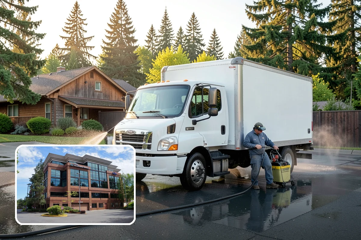 Stone Surface Cleaning in Mountlake Terrace, Snohomish County, WA - Clears moss, algae, and organic staining from stone
