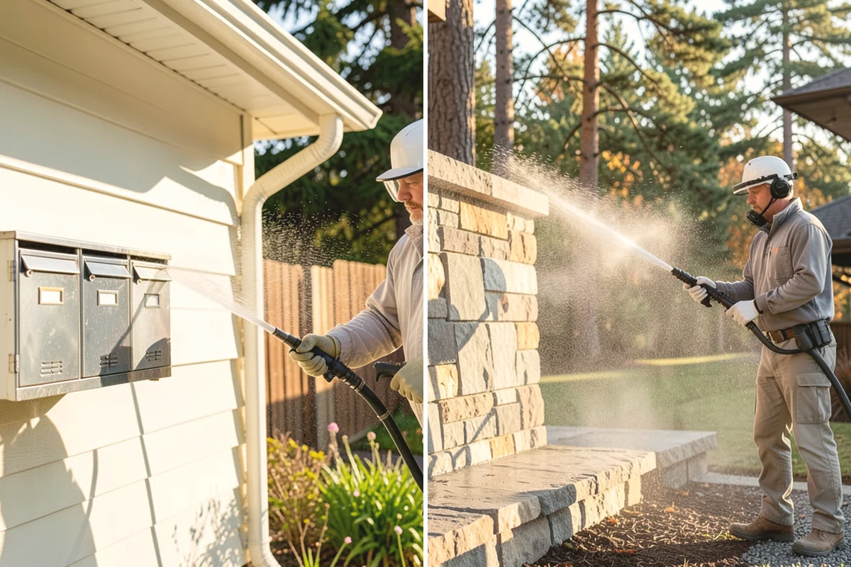 Stone Surface Cleaning in Mountlake Terrace, Snohomish County, WA - Identify the stone type and its porosity
