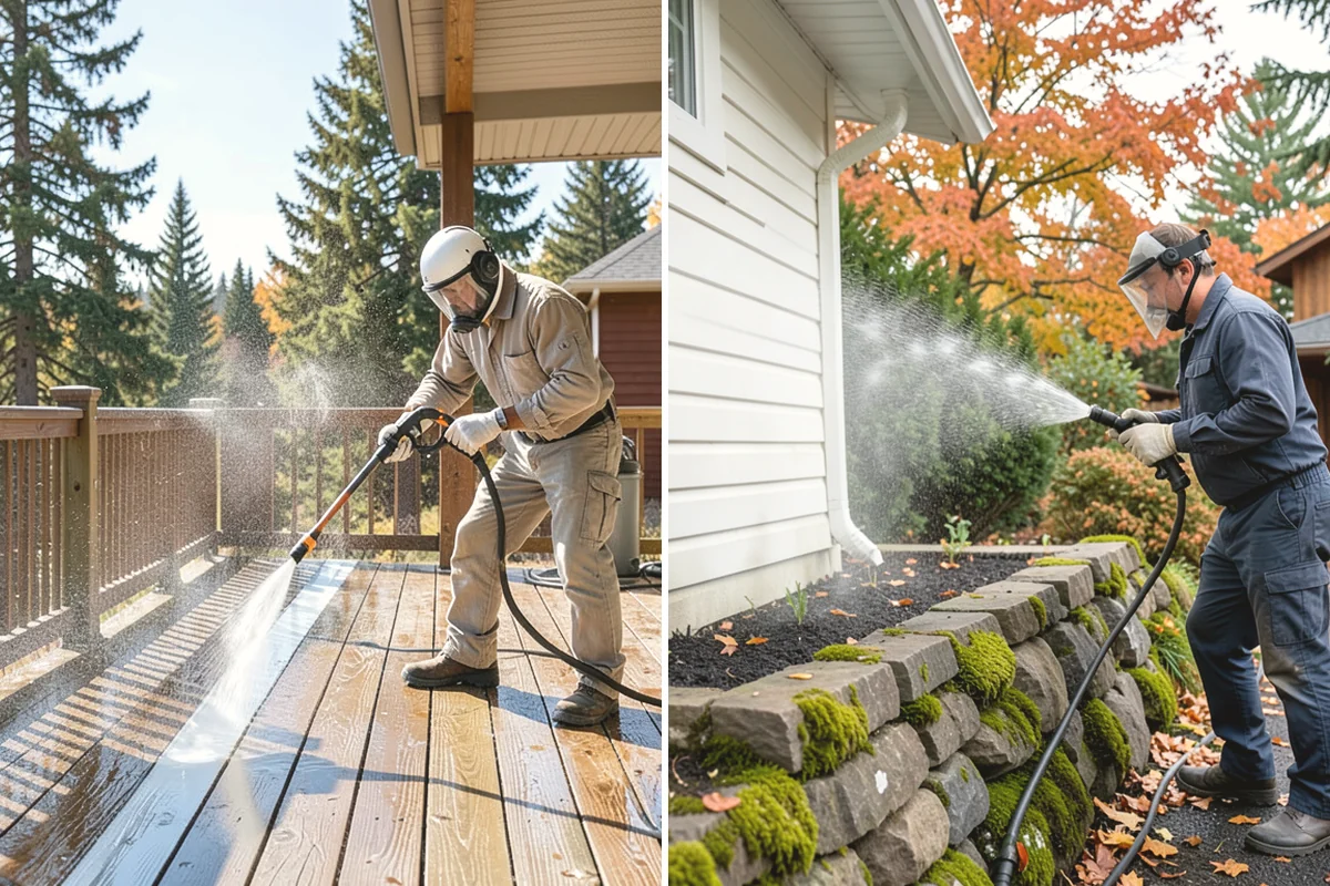Stone Surface Cleaning in North Bend, King County, WA - Identify the stone type and its porosity