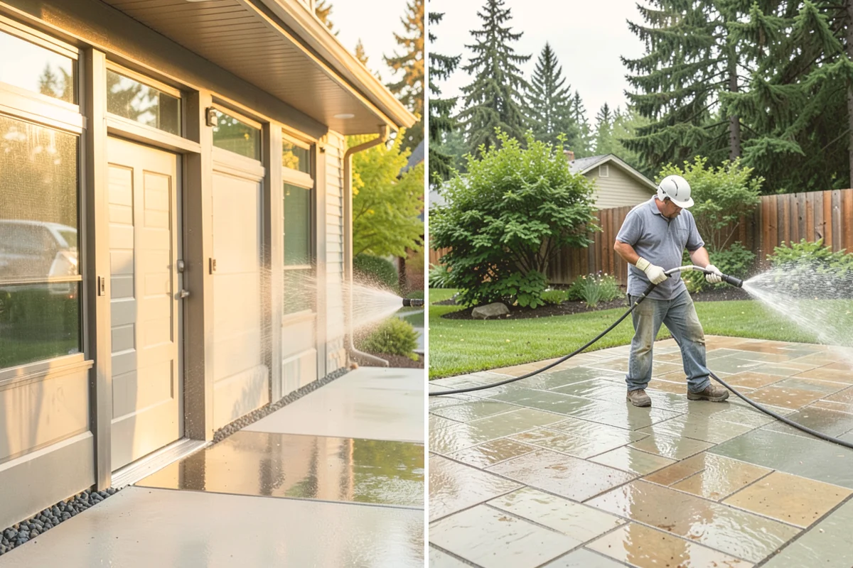 Stone Surface Cleaning in Orting, Pierce County, WA - Identify the stone type and its porosity