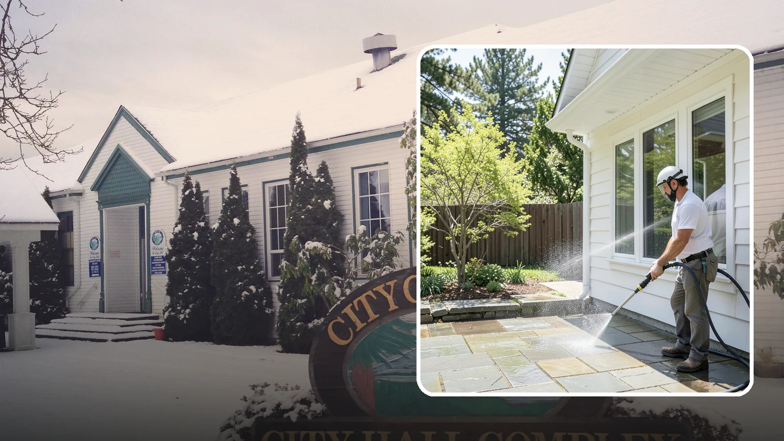 Stone Surface Cleaning in Pacific, King County, WA - Cleaning of natural and manufactured stone surfaces that clears moss, algae, and staining while protecting the stone.