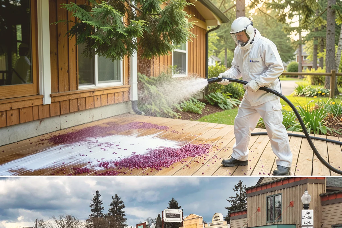 Stone Surface Cleaning in Roy, Pierce County, WA - Clean stone surfaces in spring or summer to remove the moss and algae that thrive through the damp, shaded winter.