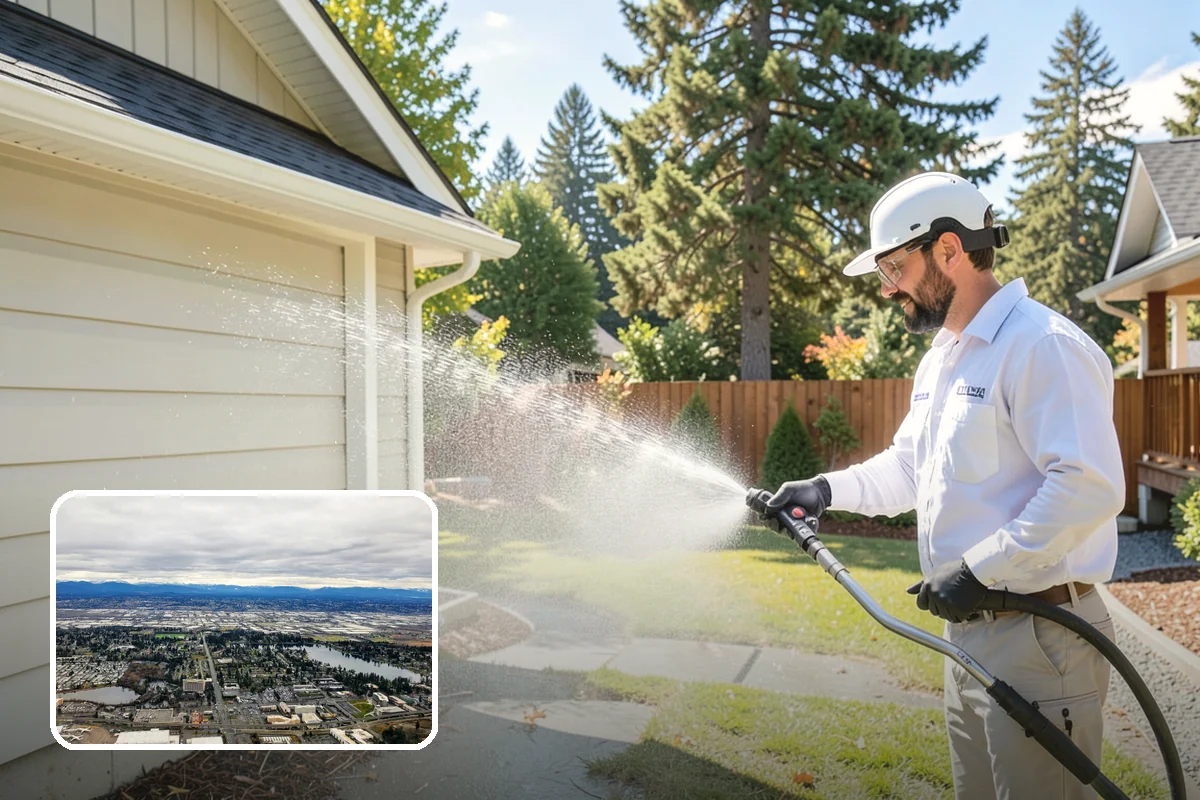 Stone Surface Cleaning in SeaTac, King County, WA - Clears moss, algae, and organic staining from stone