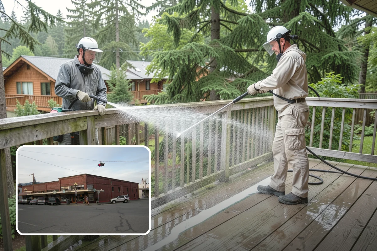 Stone Surface Cleaning in Sedro-Woolley, Skagit County, WA - Clears moss, algae, and organic staining from stone