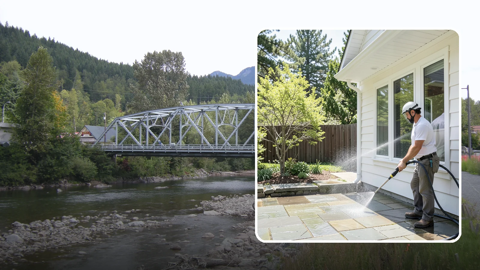 Stone Surface Cleaning in Skykomish, King County, WA - Cleaning of natural and manufactured stone surfaces that clears moss, algae, and staining while protecting the stone.
