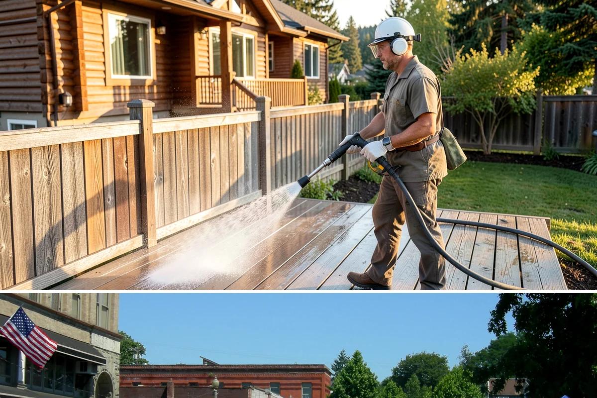 Stone Surface Cleaning in Snohomish, Snohomish County, WA - Clean stone surfaces in spring or summer to remove the moss and algae that thrive through the damp, shaded winter.