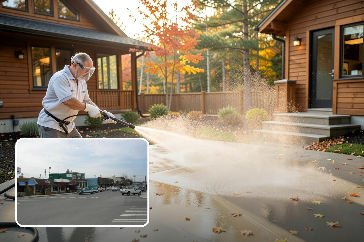 Stone Surface Cleaning in Stanwood, Snohomish County, WA - Clears moss, algae, and organic staining from stone