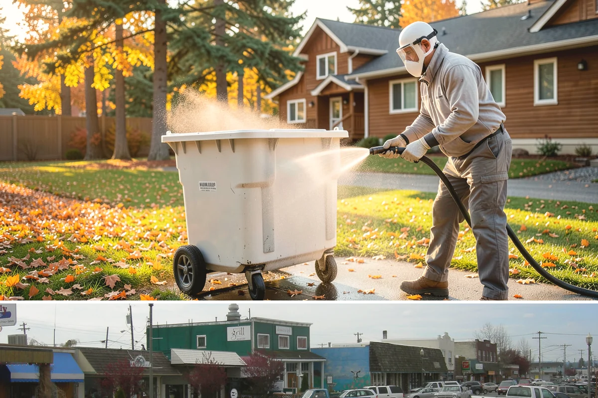 Stone Surface Cleaning in Stanwood, Snohomish County, WA - Clean stone surfaces in spring or summer to remove the moss and algae that thrive through the damp, shaded winter.