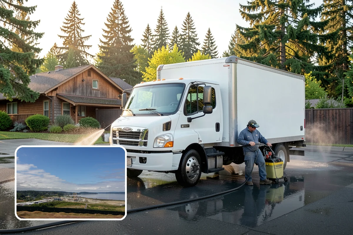 Stone Surface Cleaning in University Place, Pierce County, WA - Clears moss, algae, and organic staining from stone