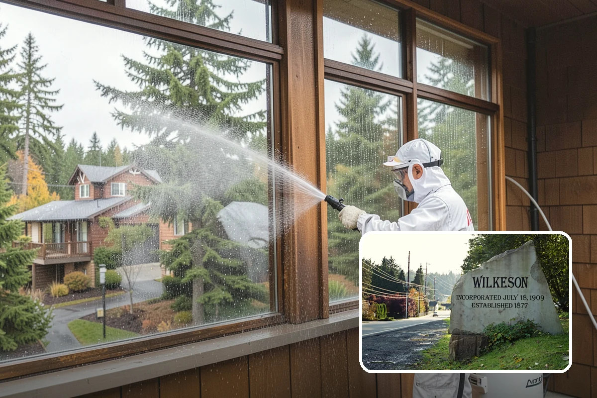 Stone Surface Cleaning in Wilkeson, Pierce County, WA - Clears moss, algae, and organic staining from stone