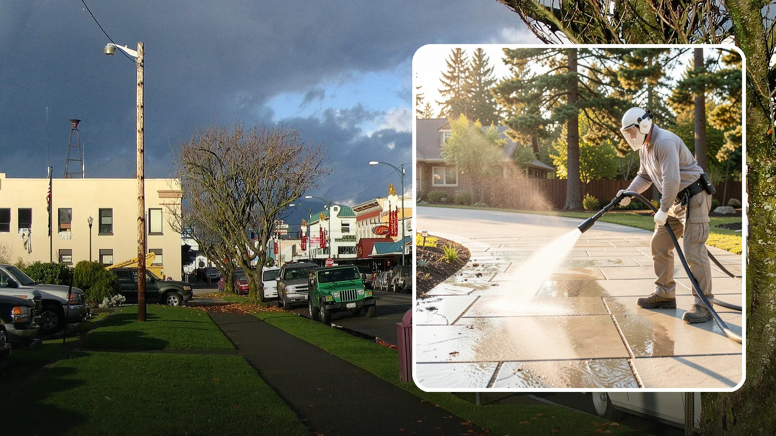Stone Walkway Cleaning in Arlington, Snohomish County, WA - Clean natural stone walkways with surface-safe methods that lift growth without etching the stone.