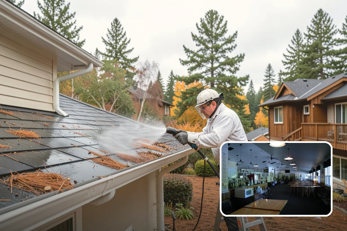 Stone Walkway Cleaning in Black Diamond, King County, WA - Avoids etching, pitting, or flaking the stone