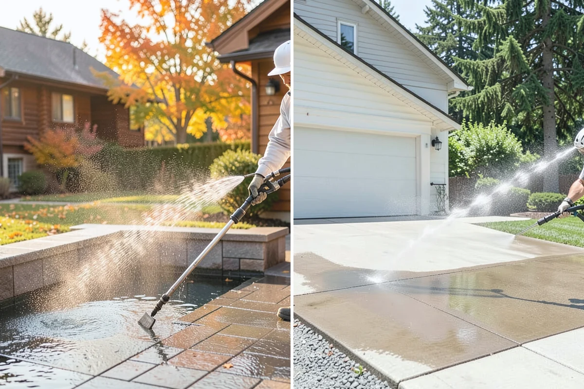 Stone Walkway Cleaning in Bonney Lake, Pierce County, WA - Assess stone type and test a discreet area