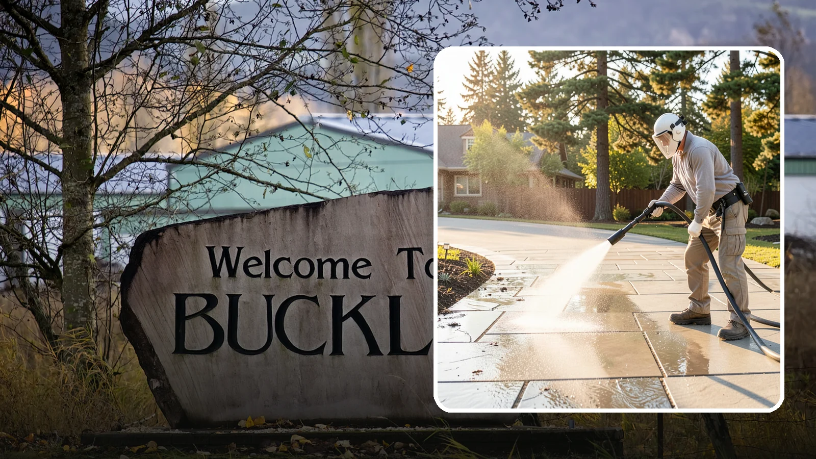 Stone Walkway Cleaning in Buckley, Pierce County, WA - Clean natural stone walkways with surface-safe methods that lift growth without etching the stone.