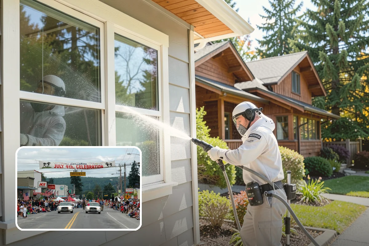 Stone Walkway Cleaning in Carnation, King County, WA - Avoids etching, pitting, or flaking the stone