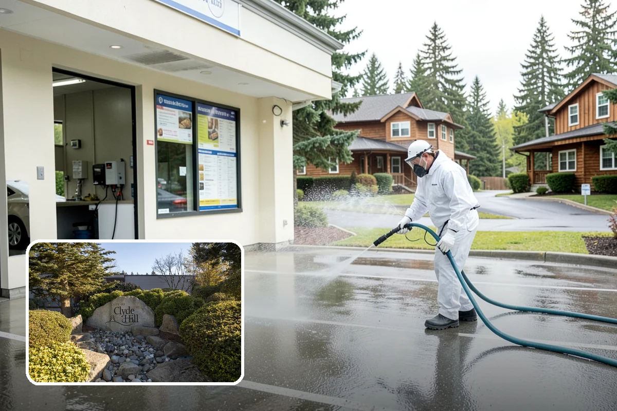 Stone Walkway Cleaning in Clyde Hill, King County, WA - Avoids etching, pitting, or flaking the stone