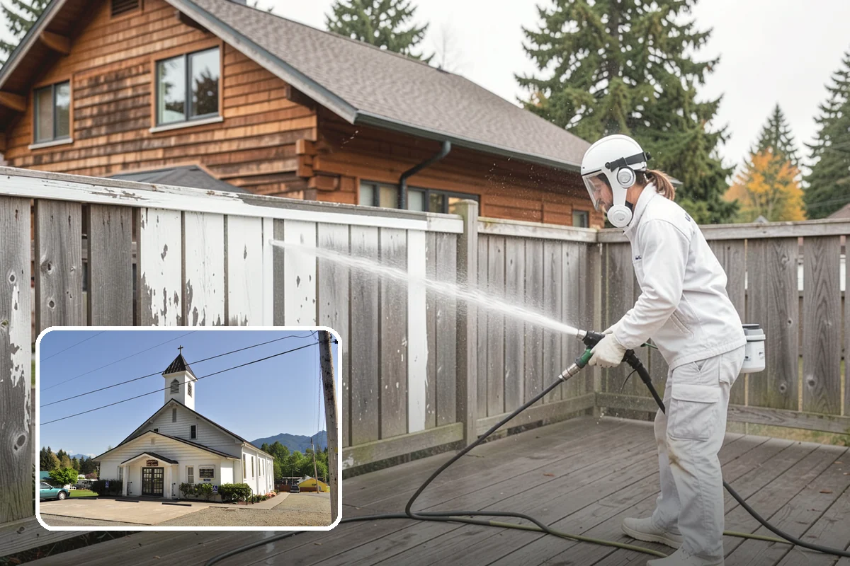 Stone Walkway Cleaning in Concrete, Skagit County, WA - Avoids etching, pitting, or flaking the stone