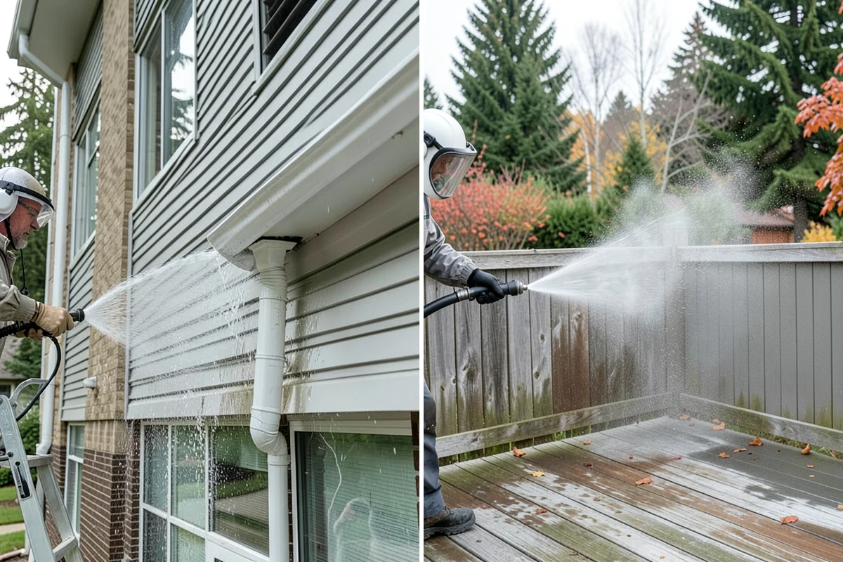 Stone Walkway Cleaning in Concrete, Skagit County, WA - Assess stone type and test a discreet area