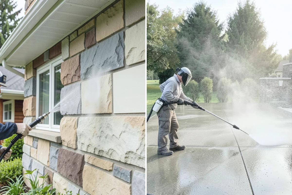Stone Walkway Cleaning in Coupeville, Island County, WA - Assess stone type and test a discreet area