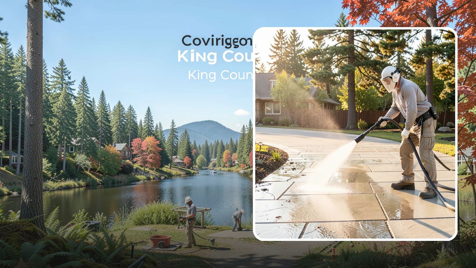 Stone Walkway Cleaning in Covington, King County, WA - Clean natural stone walkways with surface-safe methods that lift growth without etching the stone.