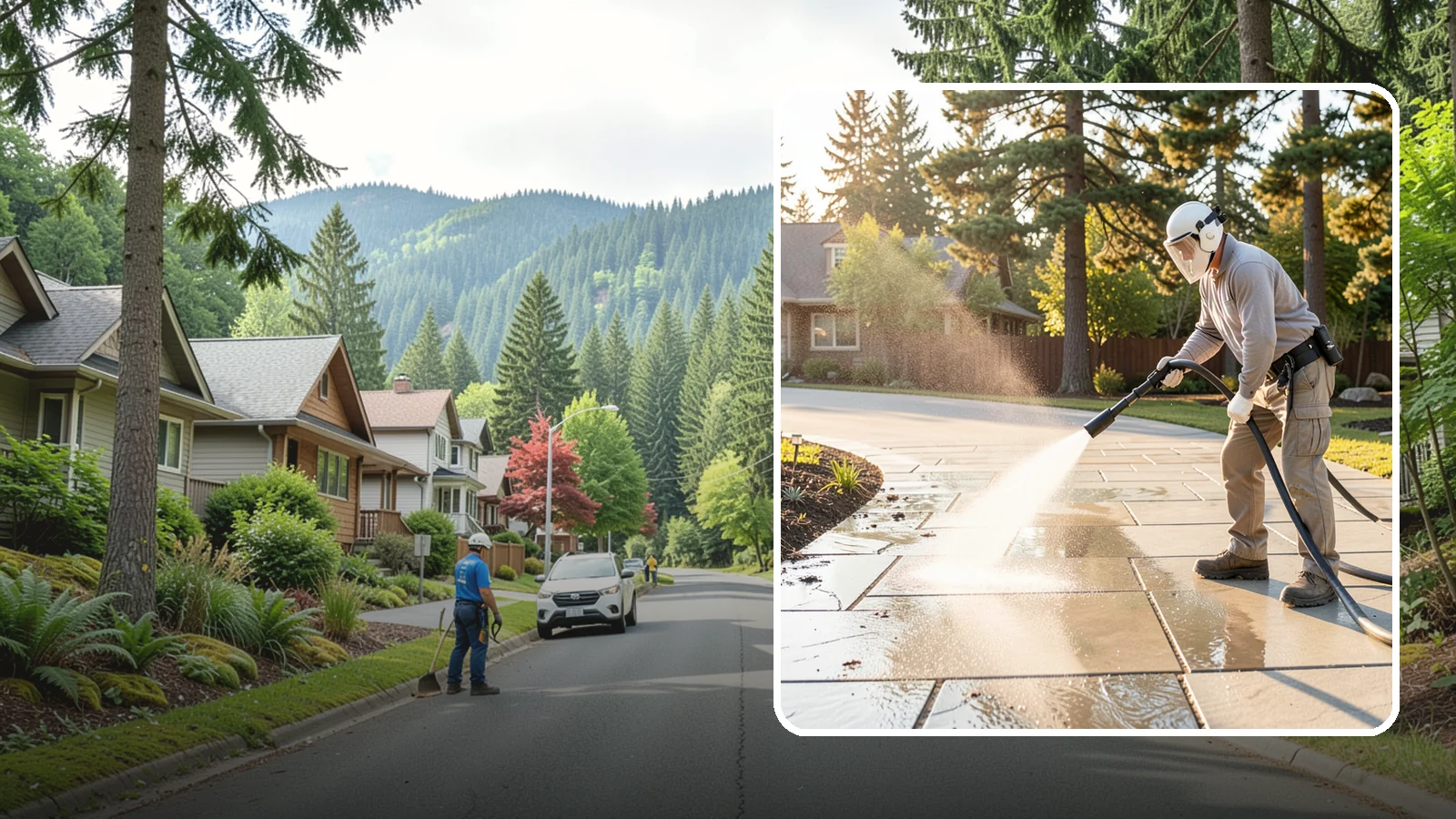 Stone Walkway Cleaning in Darrington, Snohomish County, WA - Clean natural stone walkways with surface-safe methods that lift growth without etching the stone.