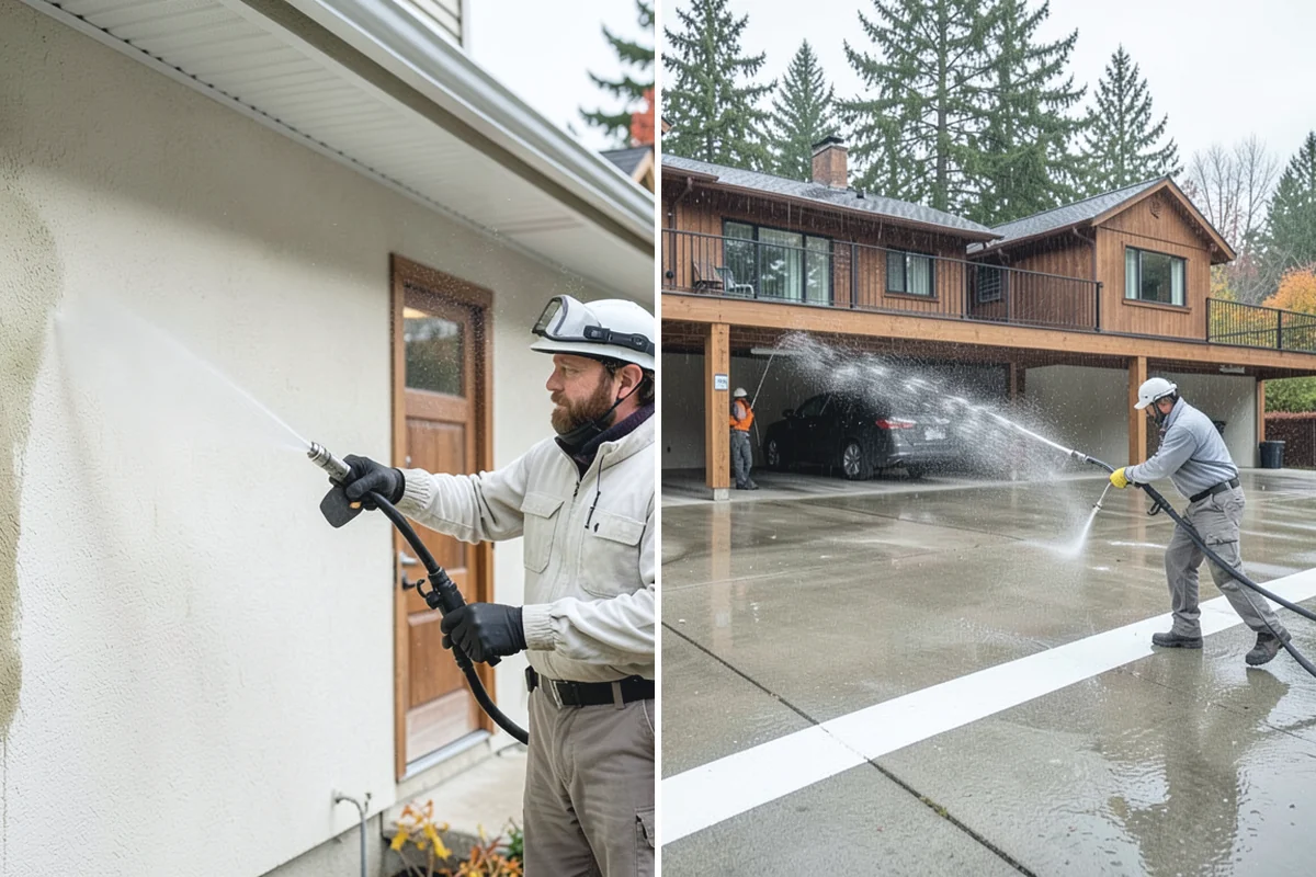 Stone Walkway Cleaning in Darrington, Snohomish County, WA - Assess stone type and test a discreet area