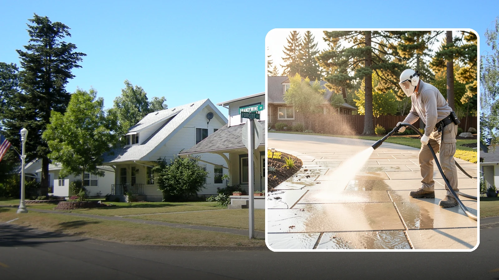 Stone Walkway Cleaning in DuPont, Pierce County, WA - Clean natural stone walkways with surface-safe methods that lift growth without etching the stone.
