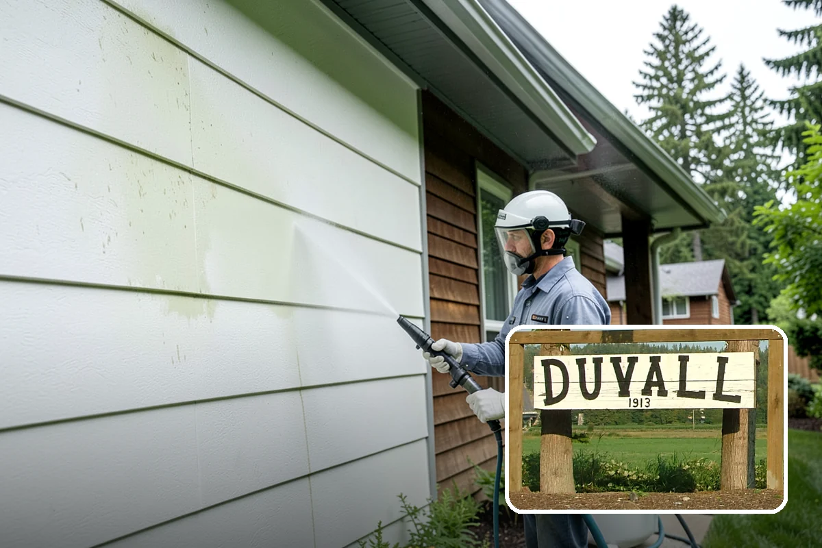 Stone Walkway Cleaning in Duvall, King County, WA - Avoids etching, pitting, or flaking the stone