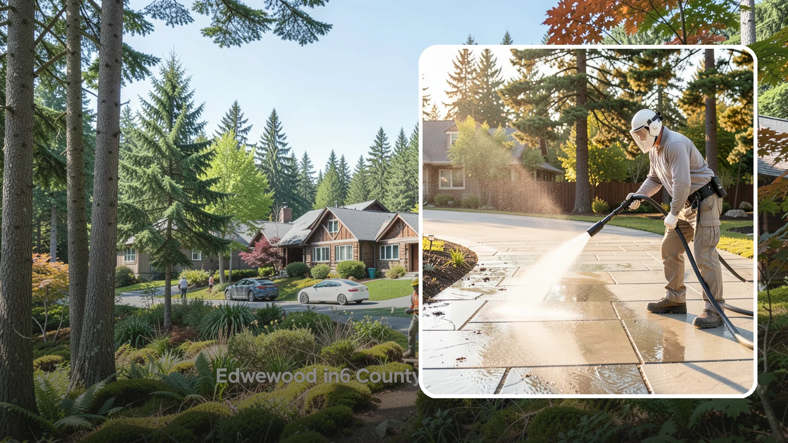 Stone Walkway Cleaning in Edgewood, Pierce County, WA - Clean natural stone walkways with surface-safe methods that lift growth without etching the stone.