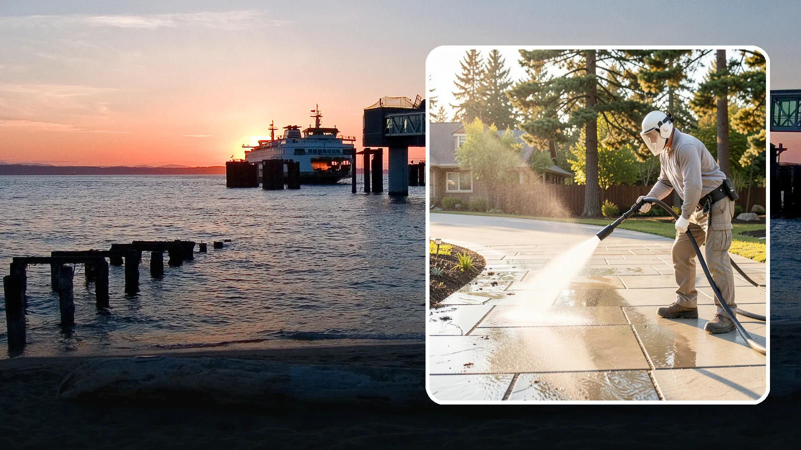 Stone Walkway Cleaning in Edmonds, Snohomish County, WA - Clean natural stone walkways with surface-safe methods that lift growth without etching the stone.