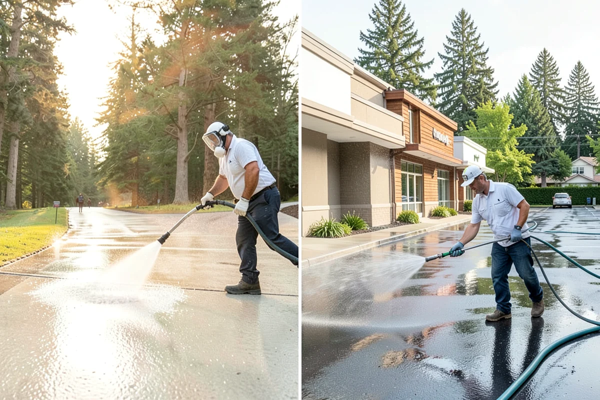 Stone Walkway Cleaning in Enumclaw, King County, WA - Assess stone type and test a discreet area