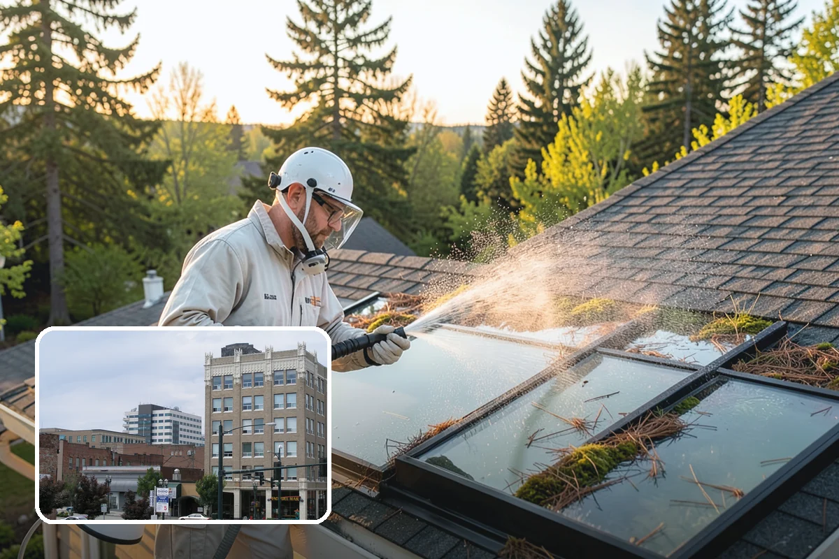 Stone Walkway Cleaning in Everett, Snohomish County, WA - Avoids etching, pitting, or flaking the stone