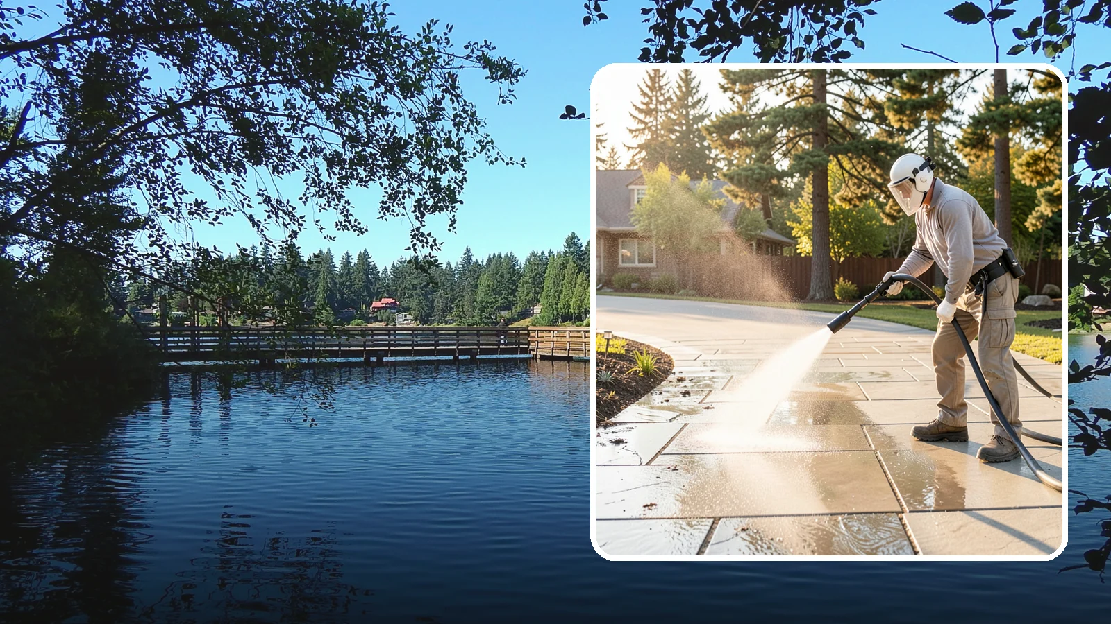 Stone Walkway Cleaning in Federal Way, King County, WA - Clean natural stone walkways with surface-safe methods that lift growth without etching the stone.
